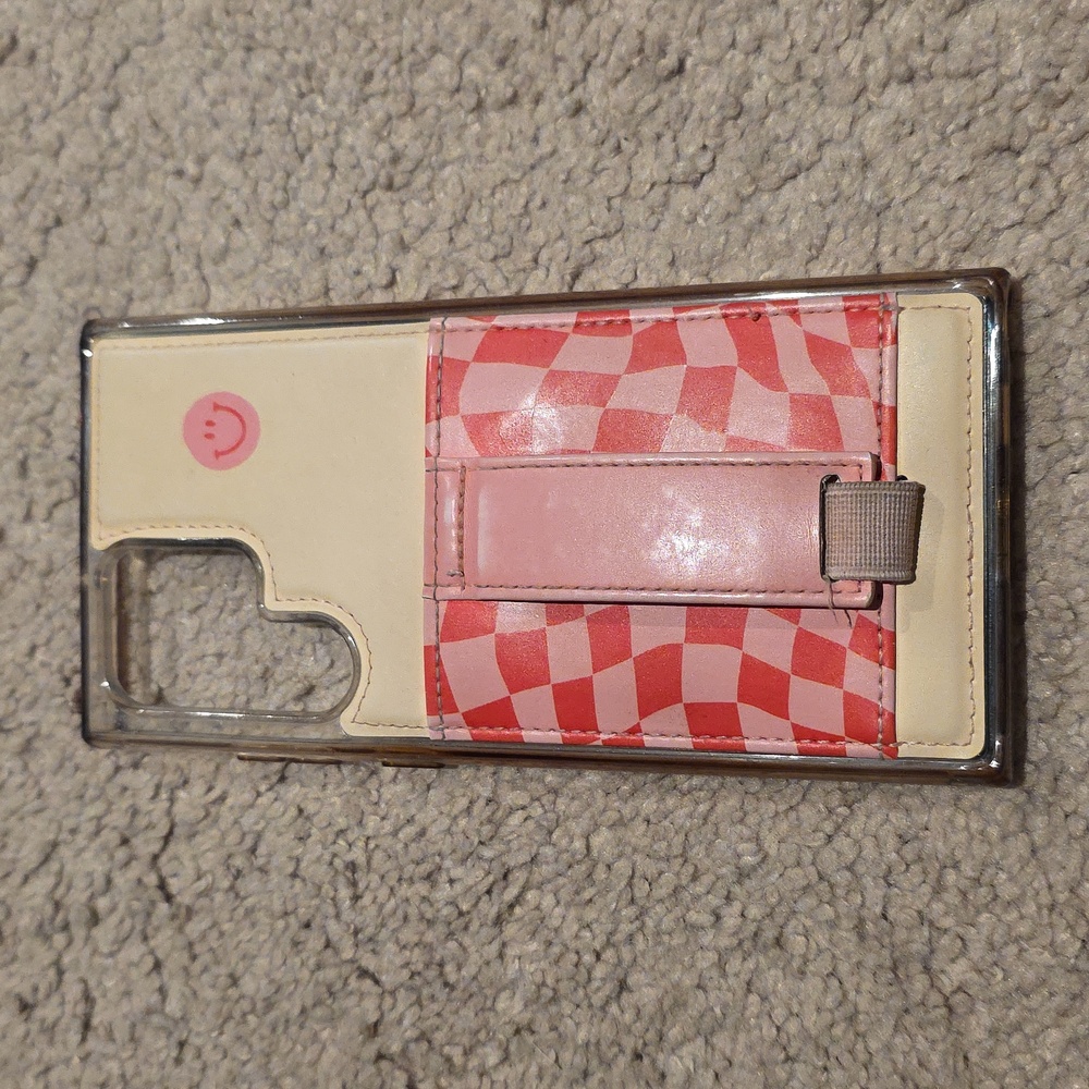 Walli Stylish Pink and Cream Phone Case